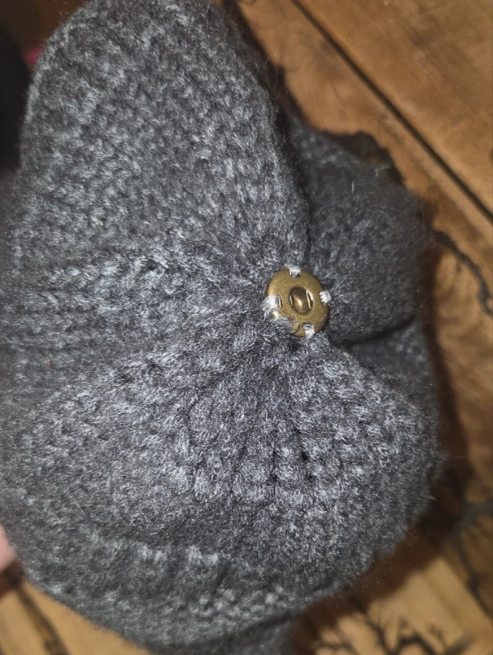 QUEENFUR Knit Beanie Duo - Blush Tan & Charcoal